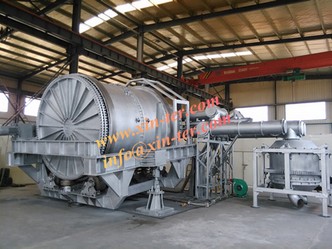 Tilting rotary furnace Al Ingot Recycling Line